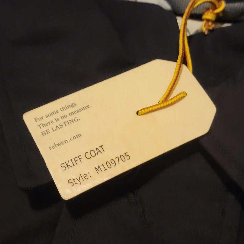 Relwen Skiff Jacket Mens Medium Black 3-in-1 Insulated Fleece Lined Coat Zip - Picture 3 of 9